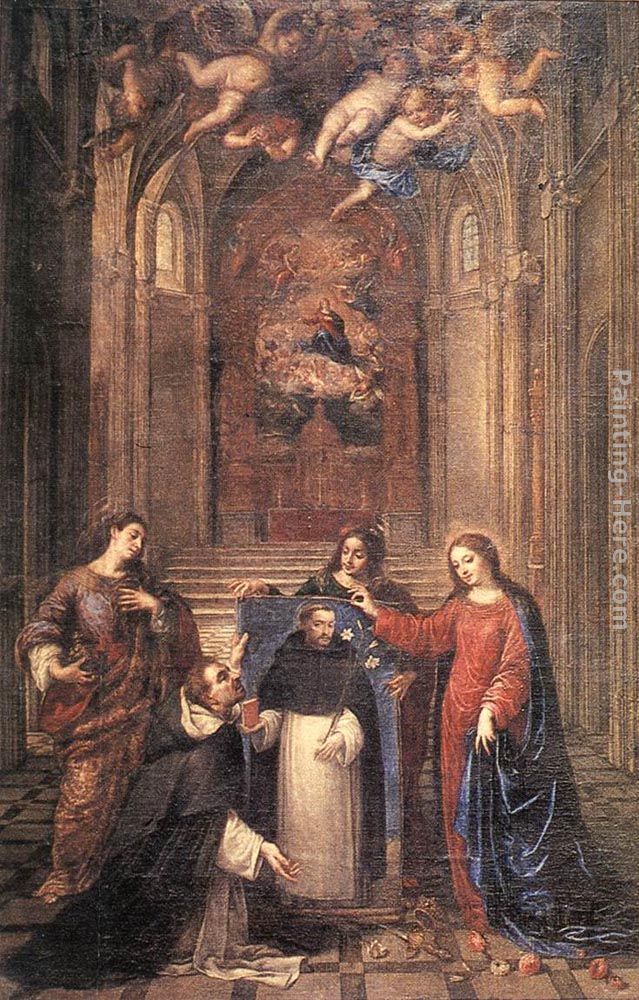 St Dominic painting - Antonio de Pereda St Dominic art painting